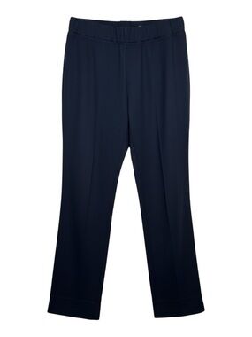 Nina Mclemore Navy Blue Ponte Knit Pull On Pant Size 18
